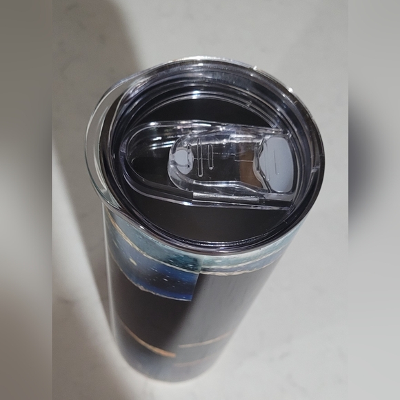 🔥2For$20  Tumbler "Perfectly Imperfect" Purple, Blue, Black, Gold Marbled - Picture 5 of 10